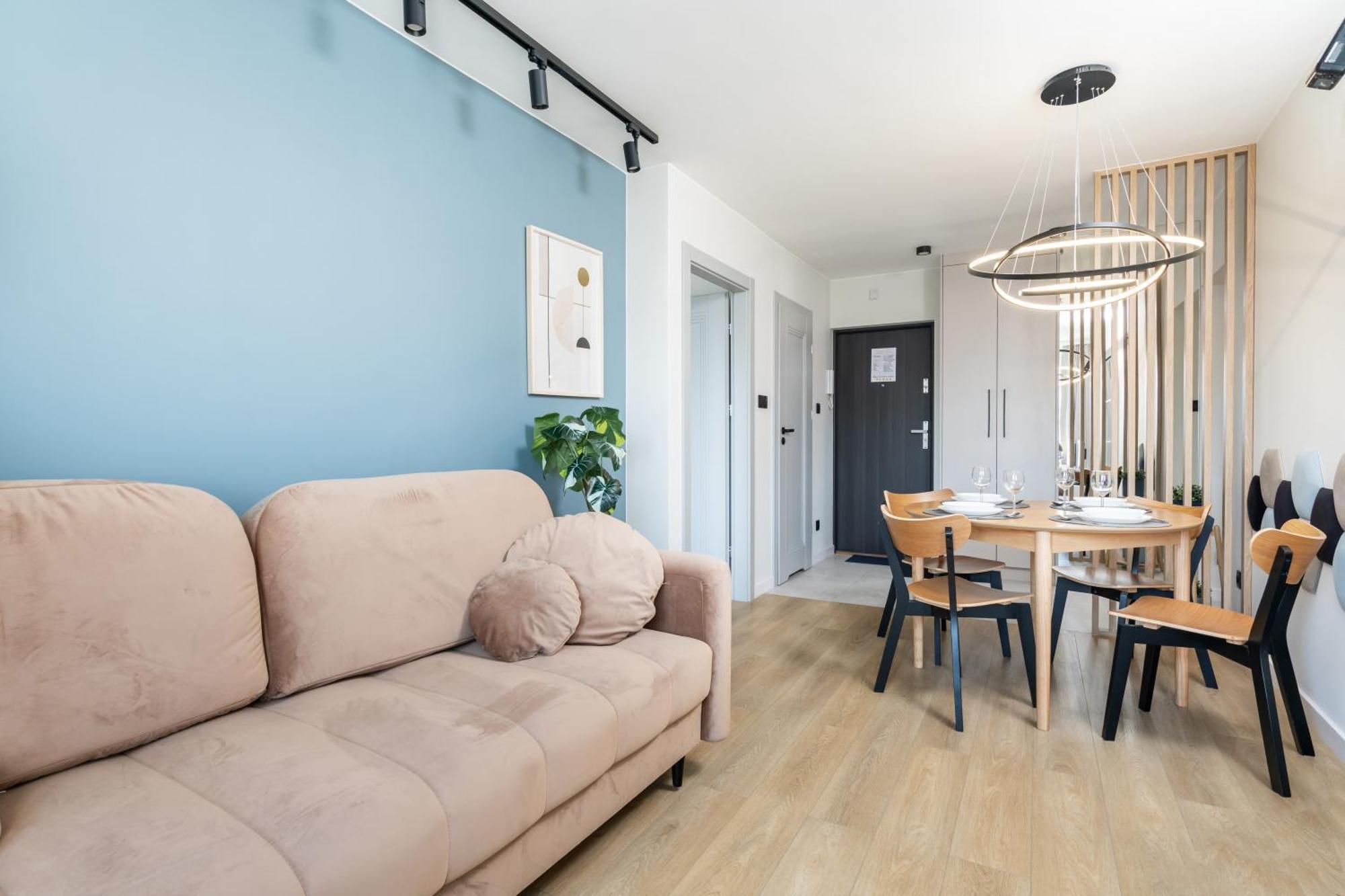 ורשה Blue Matcha Premium Apartment Okopowa מראה חיצוני תמונה