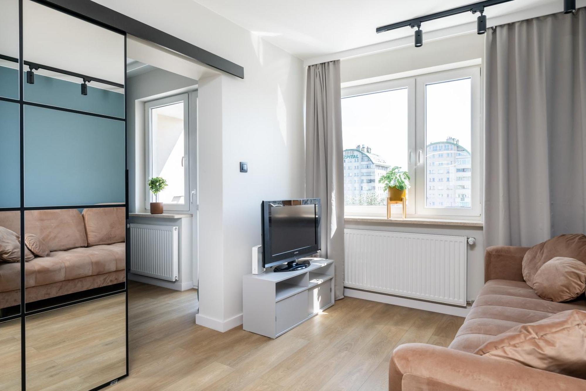 ורשה Blue Matcha Premium Apartment Okopowa מראה חיצוני תמונה