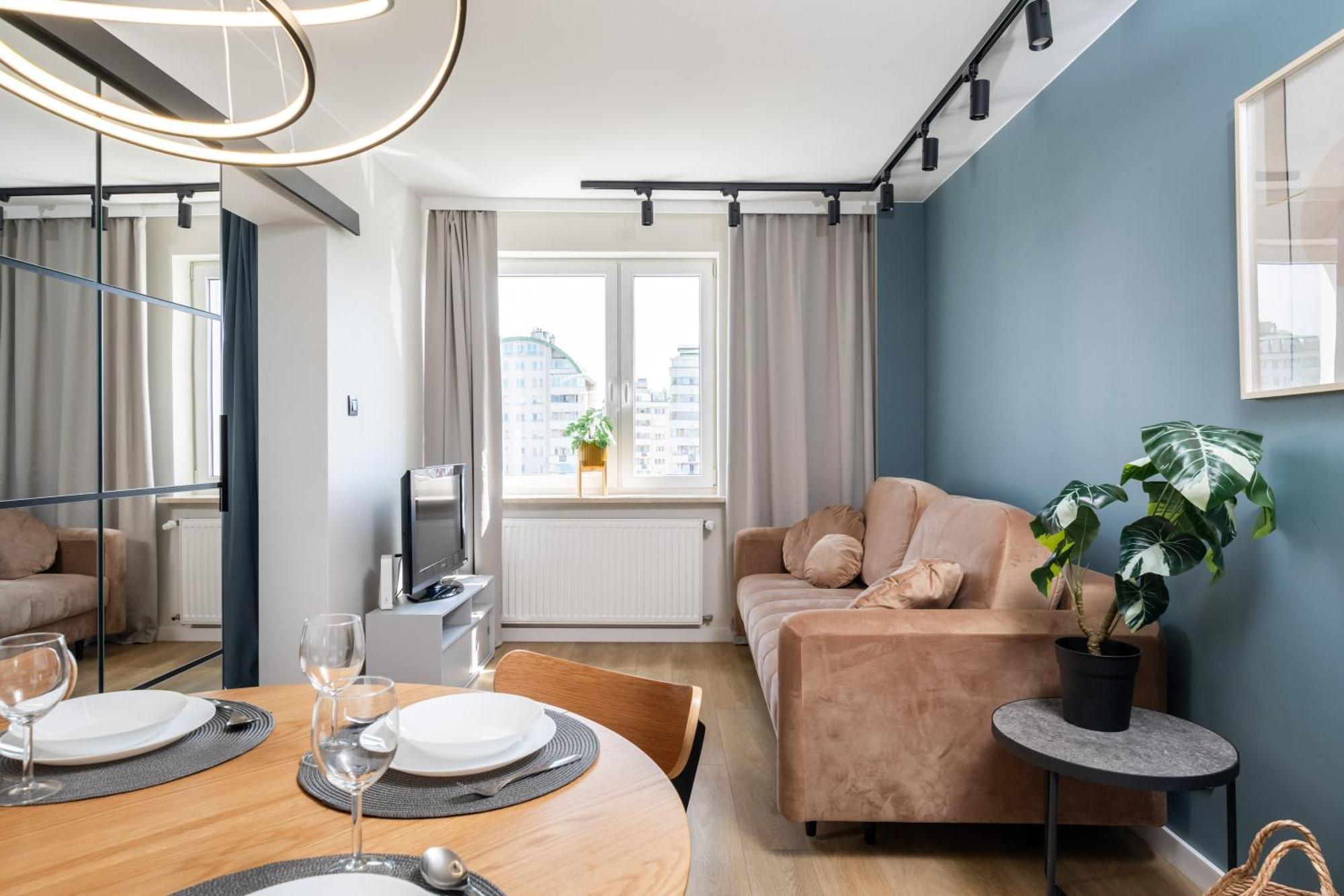 ורשה Blue Matcha Premium Apartment Okopowa מראה חיצוני תמונה